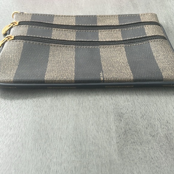 ❌SOLD❌ Rare Vintage FENDI Pequin Canvas Pouch - Picture 5 of 10